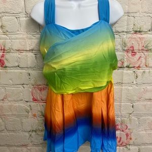 Two pieces swimming suit